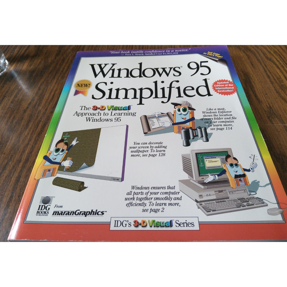 Windows 95 Simplified By IDG Books (1995 Maran Graphics)